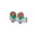 Коллектор регулирующий Varmega VMMM01-C05152, 3/4", на 2 выхода 3/4"ЕК, хромированный