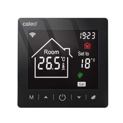 Терморегулятор CALEO C947 Wi-Fi, черный