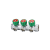 Коллектор регулирующий Varmega VMMM01-C06043, 1", на 3 выхода 1/2", хромированный Коллектор регулирующий Varmega VMMM01-C06043, 1", на 3 выхода 1/2", хромированный