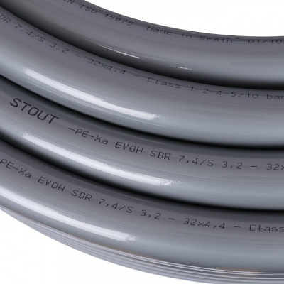 Труба Stout сшитый полиэтилен 32х4,4 PEX-a с кислородным слоем 50м
