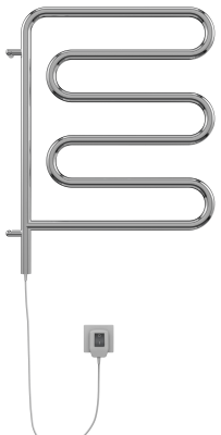 Полотенцесушитель электрический Terminus Электро 25 Ш-обр 450х570
