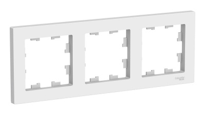 Рамка трехпостовая SE AtlasDesign Белый, ATN000103