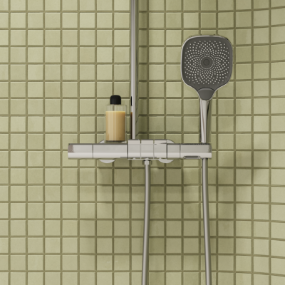 Душевая система с тропическим душем IDDIS SpaHome SPHSBTKi06, хром