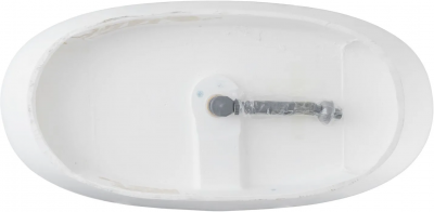 Ванна из искусственного камня Allen Brau Solid Stone Krion Oval 170x80 2.35003.21